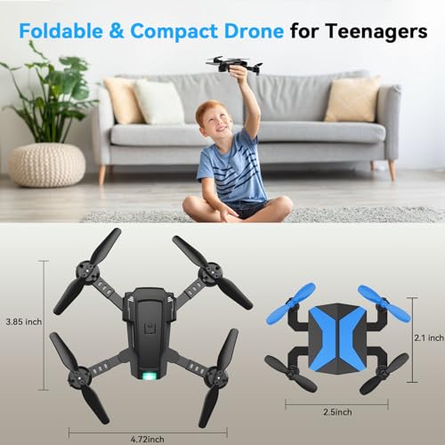 ATTOP Drone with 1080P Camera FPV Foldable RC Quadcopter for Kids W529336