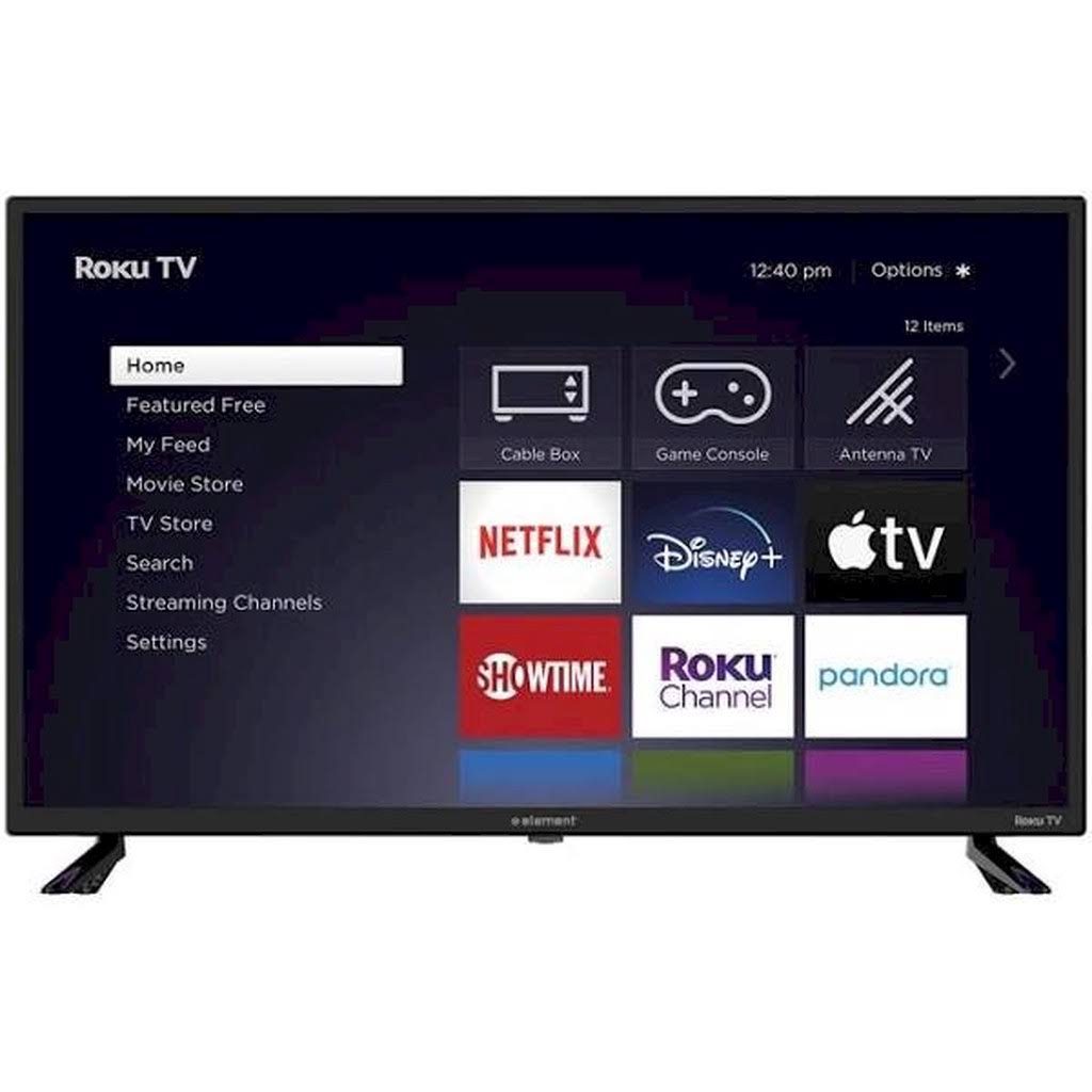 Element TV E1AA32R-G 32x22 Class LED 720p HD Roku Smart TV / BrandsMart USA