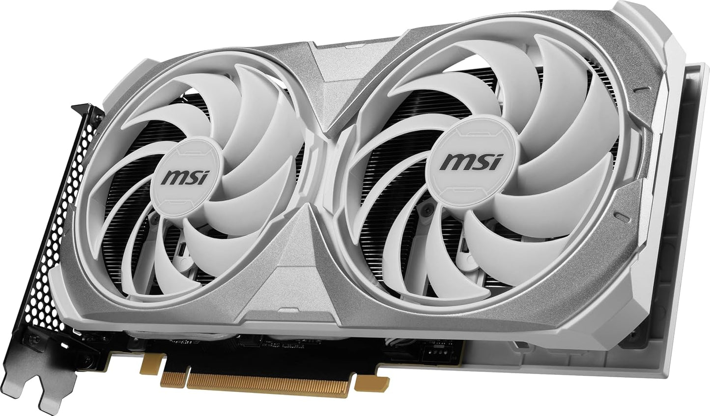 MSI Gaming GeForce RTX 4070 12GB GDRR6X 192-Bit HDMI/DP Graphics Card (RTX 4070 VENTUS 2X WHITE 12G OC) E27245