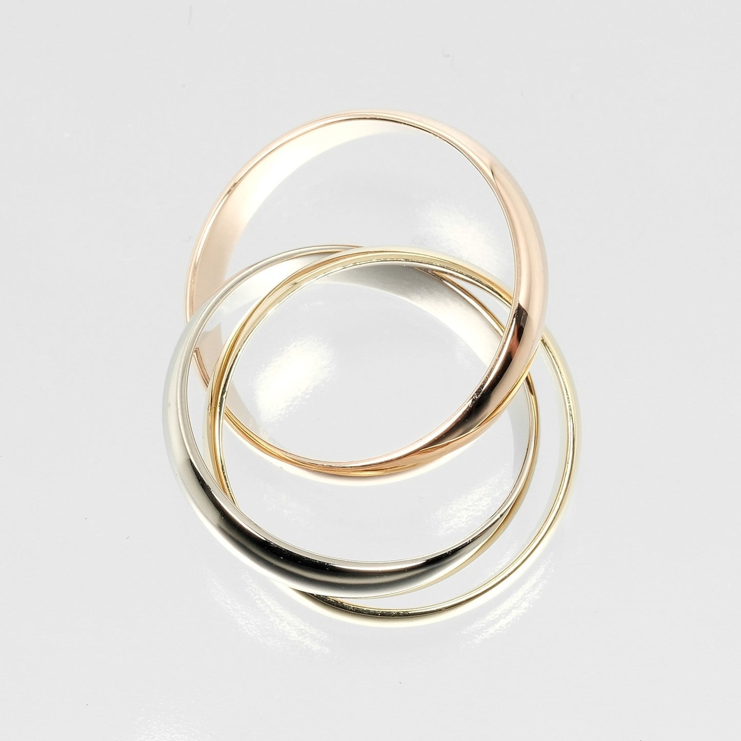 Cartier Trinity Ring K18 Gold YG PG WG A47215