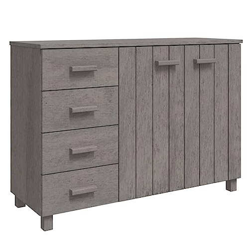 Buffets & Sideboards Sideboard Light Gray Solid Wood Pine N4247