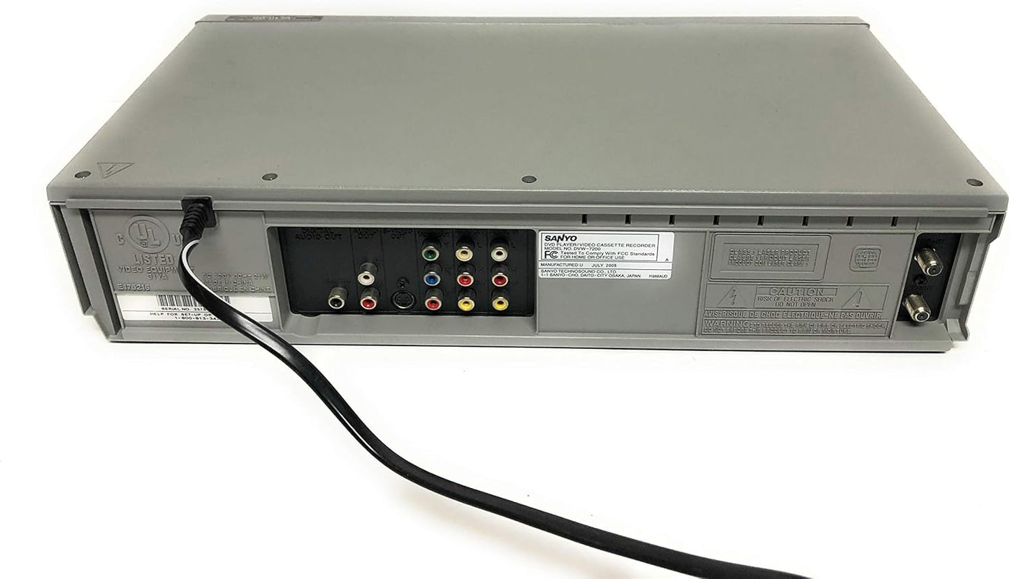Sanyo DVD/VCR Combo DVW-7200 (Renewed) X239