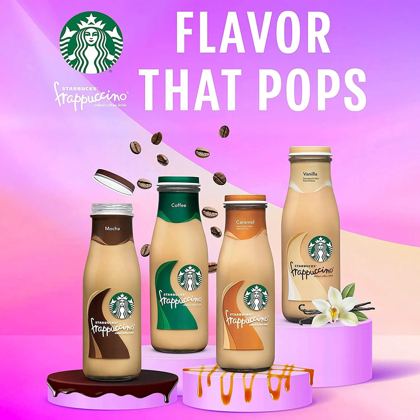 Starbucks Frappuccino White Chocolate Mocha 13.7 Fl Oz (12 Pack) F24430