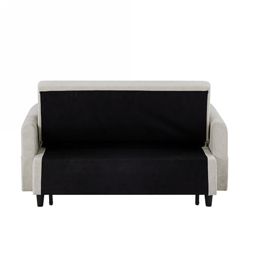 GIA 3 in 1 Convertible Sleeper Sofa Futon Couch with Adjustable Backrest, Gray K696399