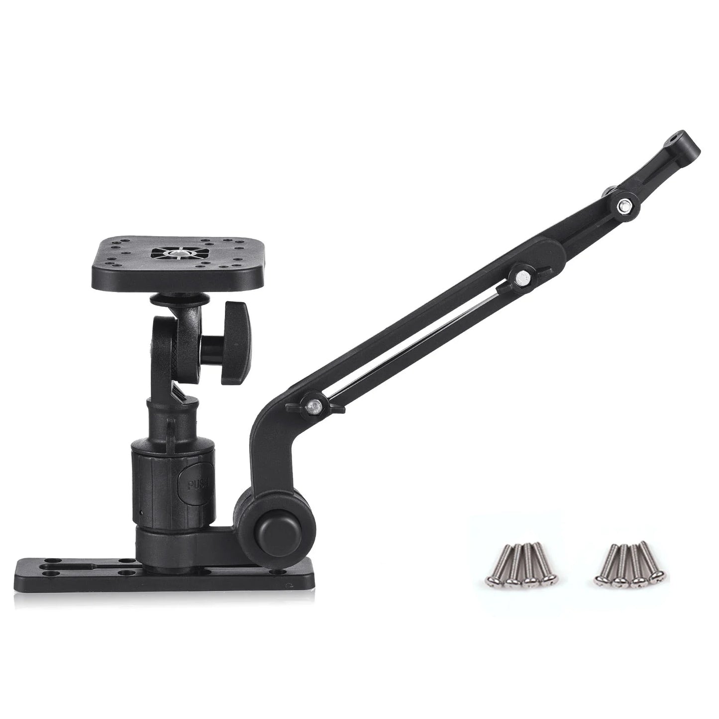 Aibecy Kayak Fish Finder Mounting Plate Kayak Boat Transducer Mounting Arm Fish Finder Mount Base Adapter