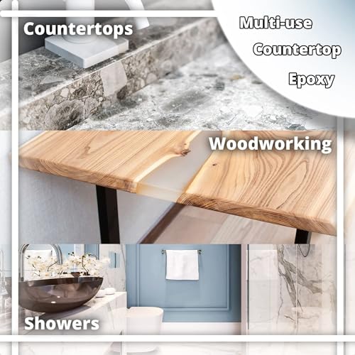Stone Coat Countertops Epoxy Kit (1 Gal) Heat Resistant Food Safe UV Resistant H23179