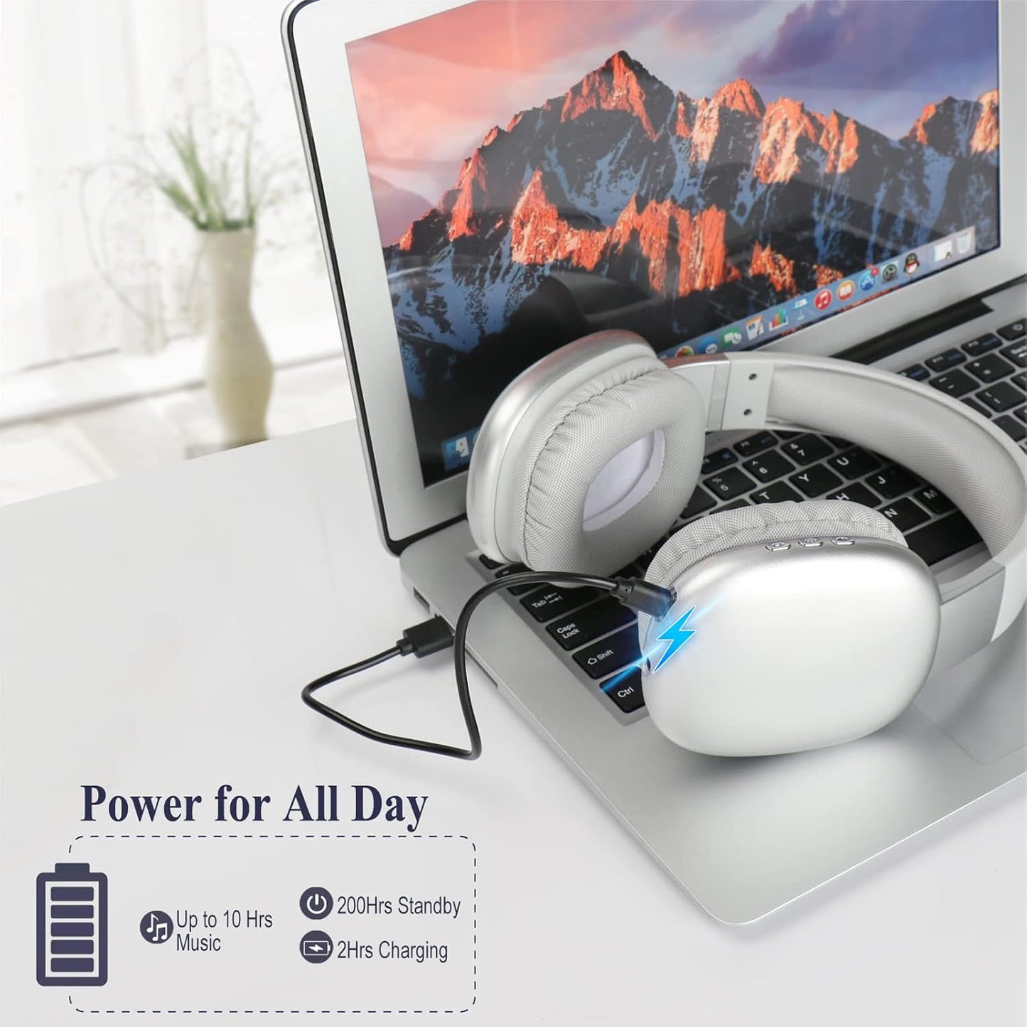 Gaming Headphones for Meta Quest 2 with Custom Length Cable W5829