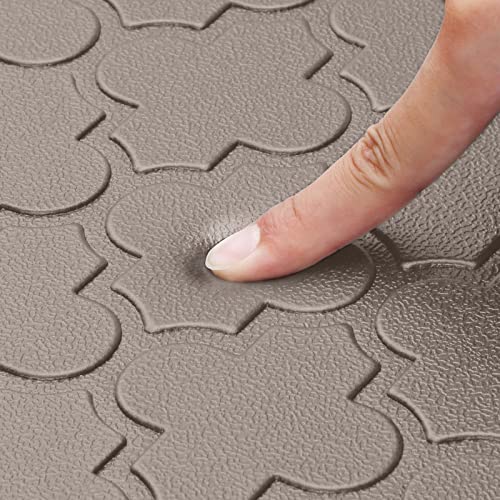 WISELIFE Kitchen Mat Cushioned Anti Fatigue Floor Mat, 17.3"x39", Non Slip Waterproof, Grey F12278