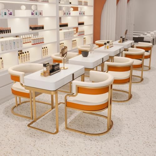 Modern Tub Chair Upholstered Armchair with Golden Metal Legs White C9406
