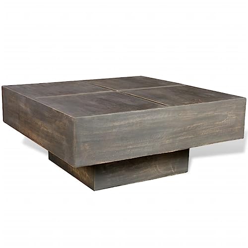 Mango Wood Square Coffee Table Dark Brown M476104