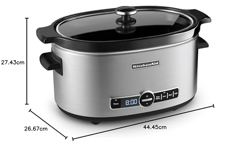 KitchenAid KSC6223SS 6-Qt Slow Cooker, Stainless Steel X7425