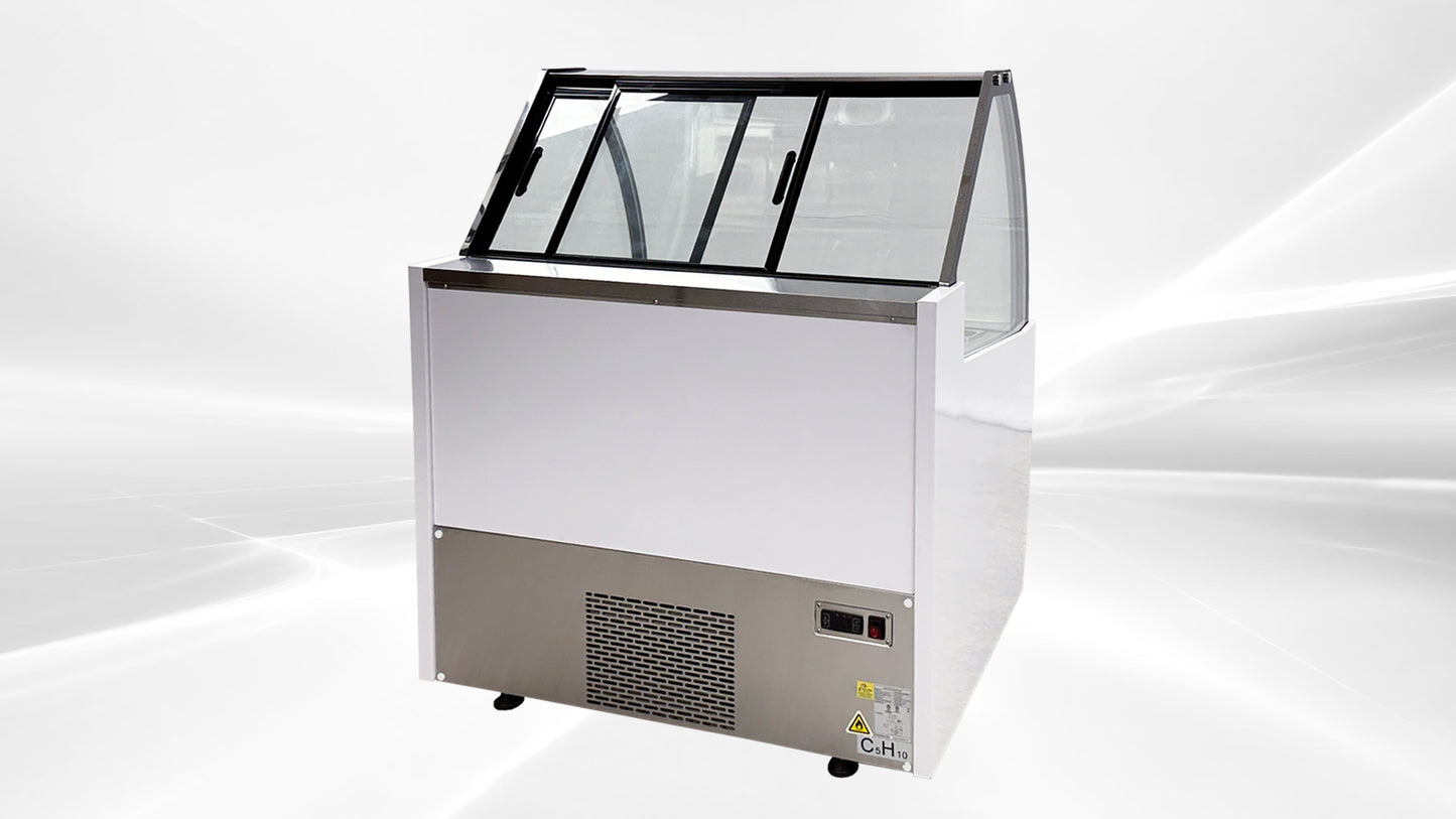 Gelato Dipping Cabinet Cooler 7 Pan DW-7R H1544