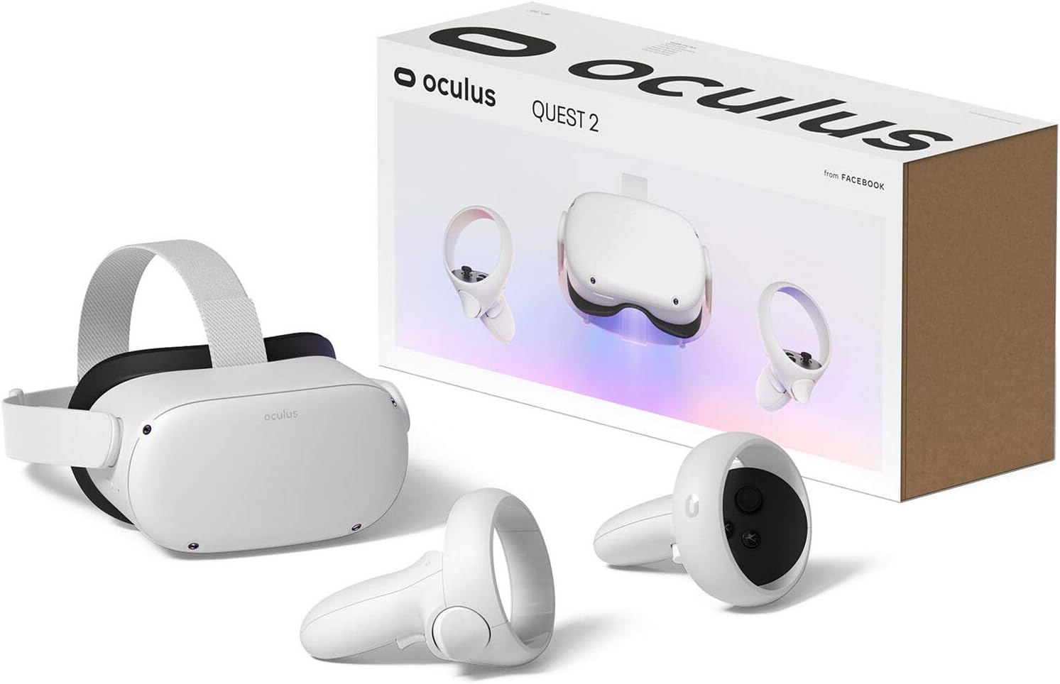 Oculus Newest Quest 2 VR Headset 256GB Set, White - Advanced All-in-One Virtual Reality Headset Cover Set