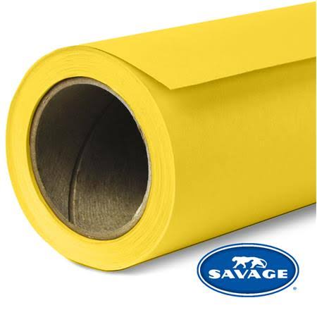 Savage Seamless Background Paper, Canary Yellow O4686