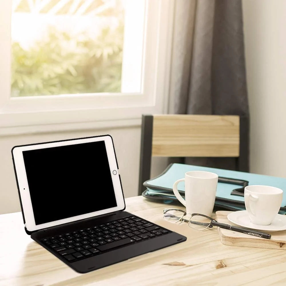 ONHI Wireless Keyboard Case for iPad Mini 3/2/1 with Folding Stand, Black I81121