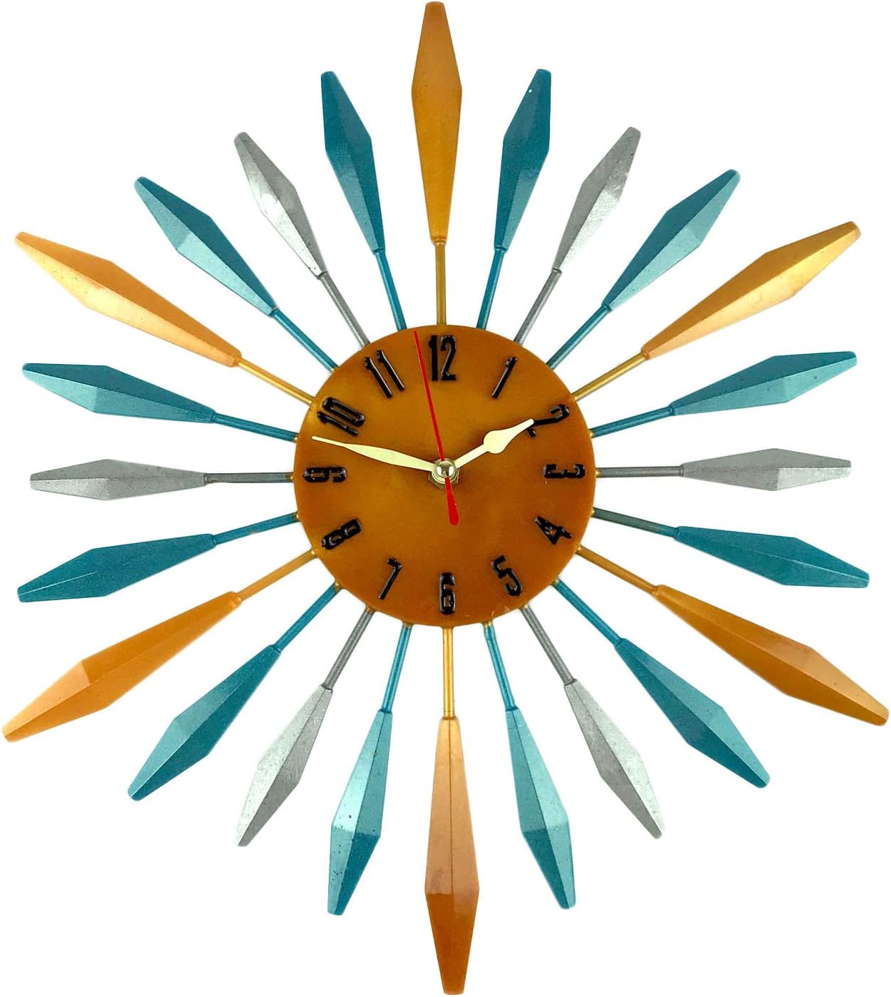 Clock Resin Mold, Arabic Numerals Silicone Mold for Epoxy Casting J853