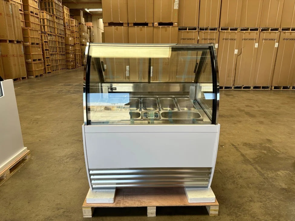 Gelato Dipping Cabinet Cooler 7 Pan DW-7R H1544
