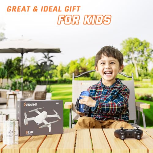 S450 FPV Drone with 1080P Camera for Kids, Mini Foldable RC Quadcopter X918