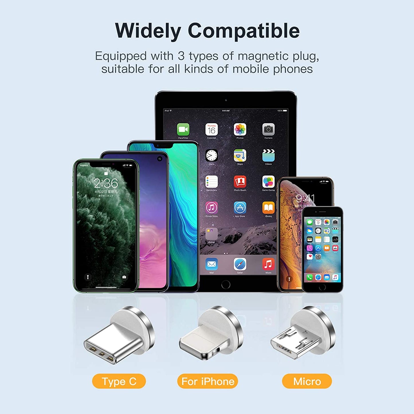 3 in 1 Magnetic Power Bank for Oculus Quest 2, 3000mAh Portable Charger (Black) T494