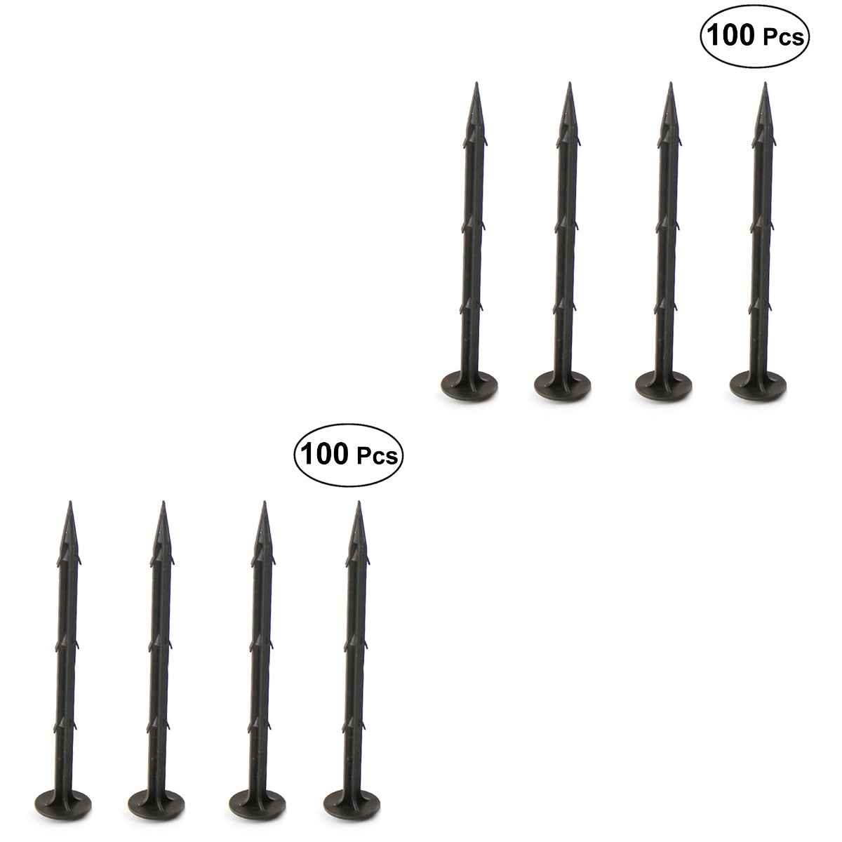 Frcolor Tent Stakes Canopy Pegs Plastic Ground Anchor Kit Y20894
