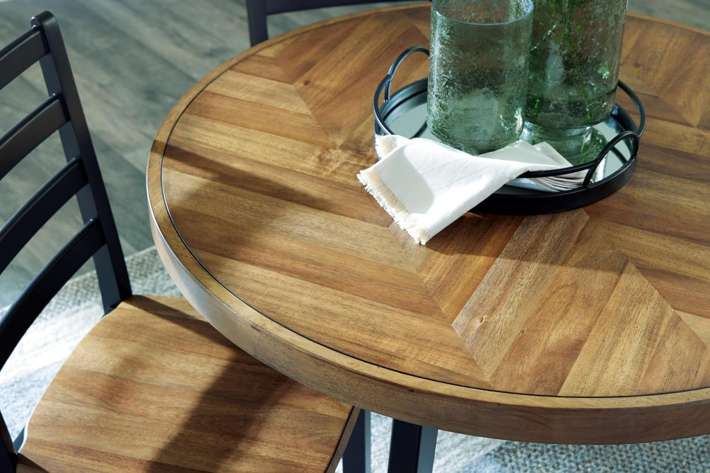 Signature Design by Ashley Blondon Dining Table and 4 Chairs, Set of 5 I35229