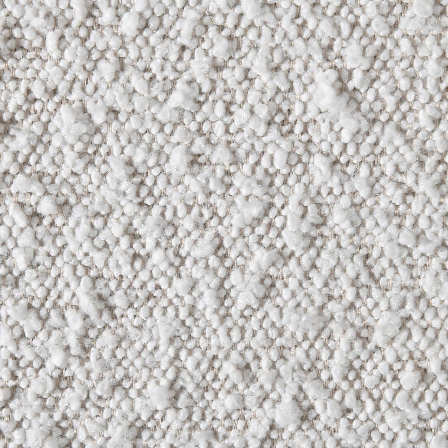 Meridian Furniture Jardin Art Deco Full Bed in Cream Boucle Fabric T908411