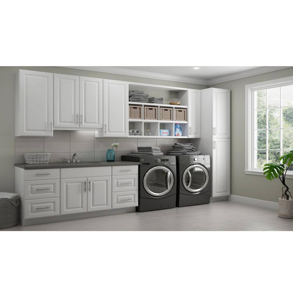 Hampton Bay Base Cabinet 9x34.5x24 in Satin White B5986