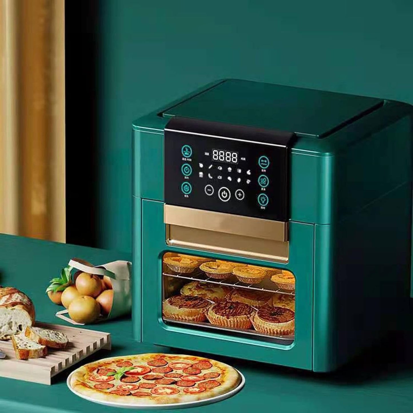 12L Air Fryer Oven with Rotisserie and Dehydrator Q337