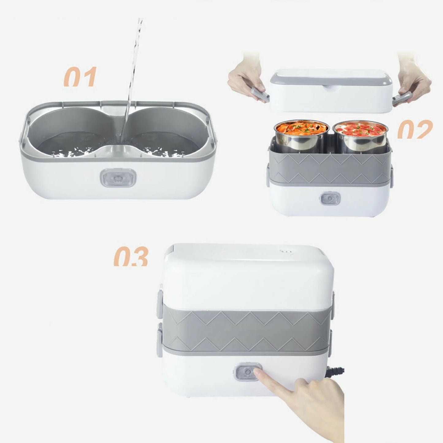 TFCFL Electric Lunch Box Portable Food Warmer H66260