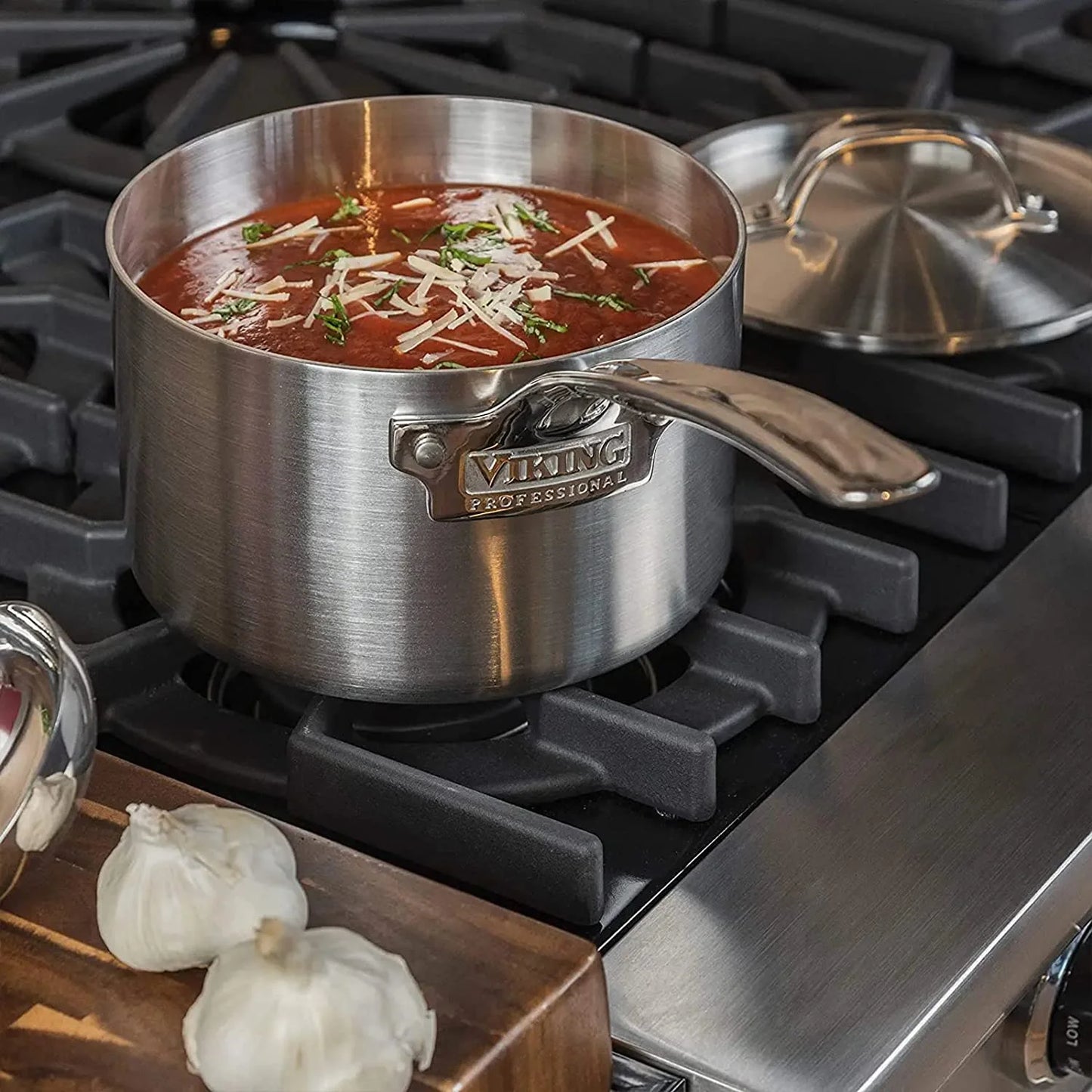 Viking Professional 5-Ply Stainless Steel Cookware Set 10 Piece F443