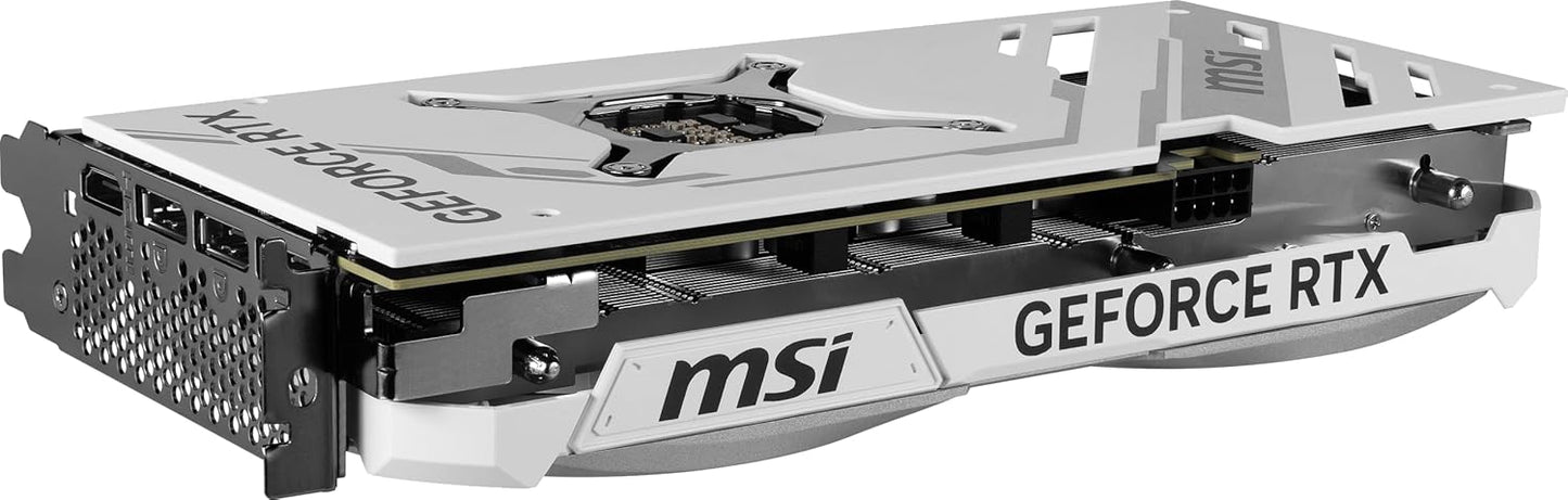 MSI Gaming GeForce RTX 4070 12GB GDRR6X 192-Bit HDMI/DP Graphics Card (RTX 4070 VENTUS 2X WHITE 12G OC) E27245