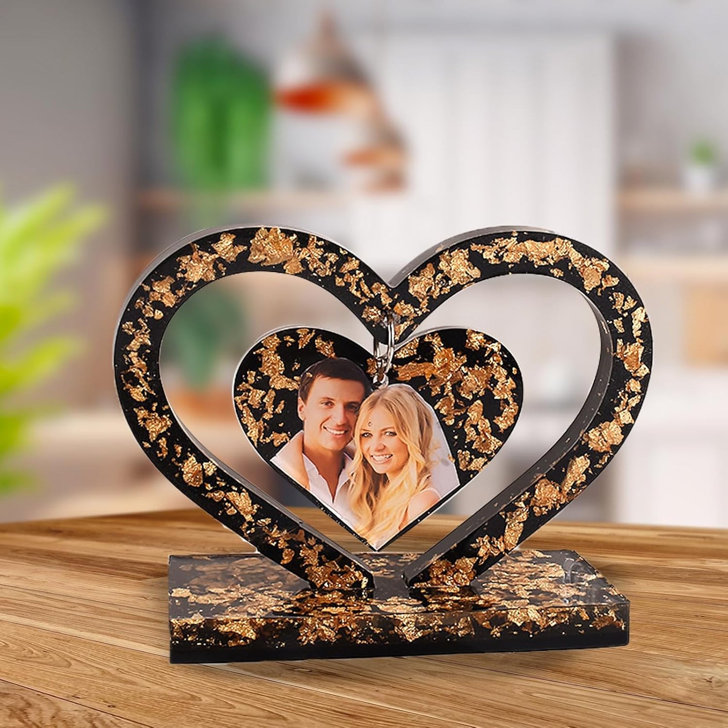 Heart Shape Silicone Mold for Photo Frame Resin Casting C89655