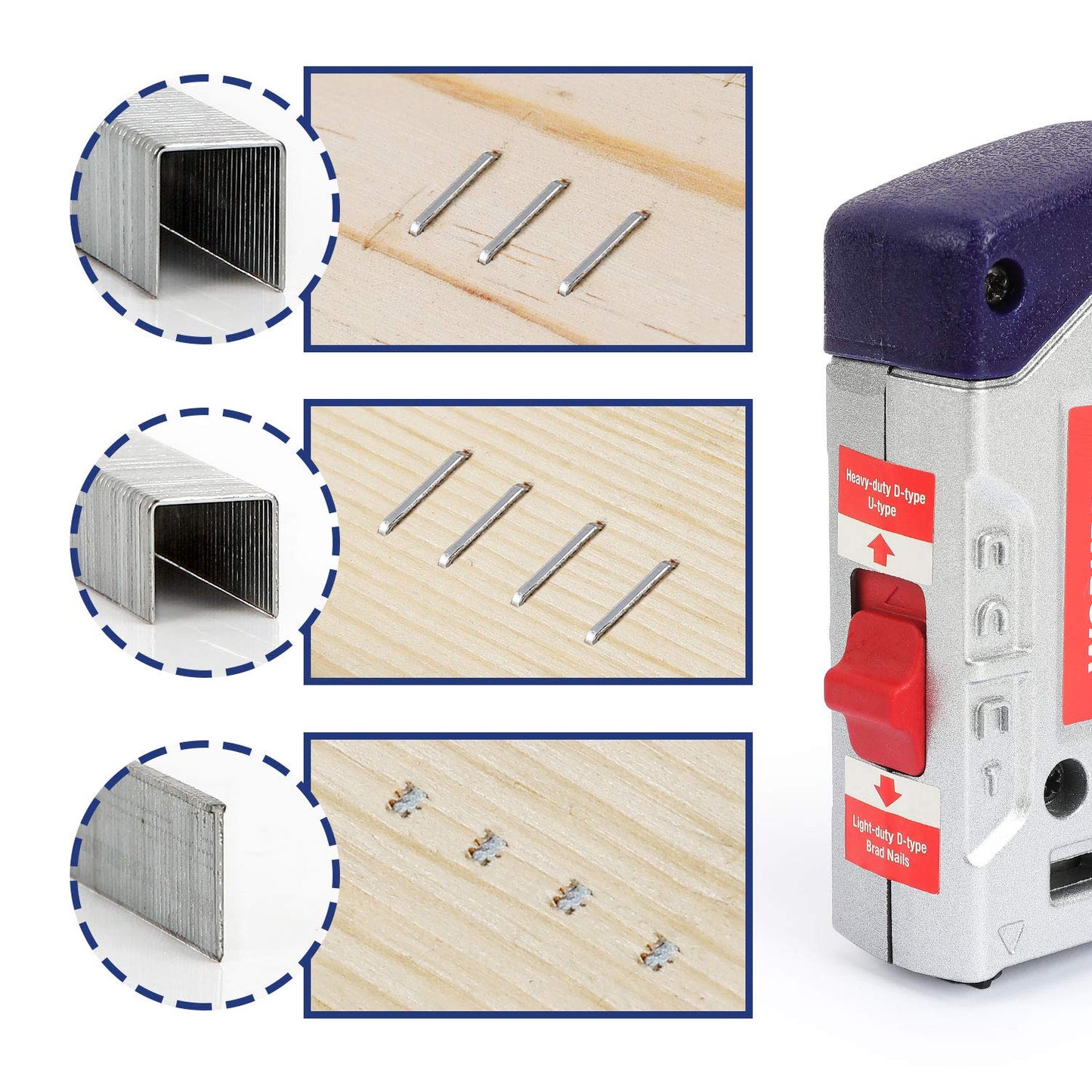 WORKPRO T50 7500-Count Staples and Brad Nails Combo Kit, 1/2" 3/8" 5/8" G96511
