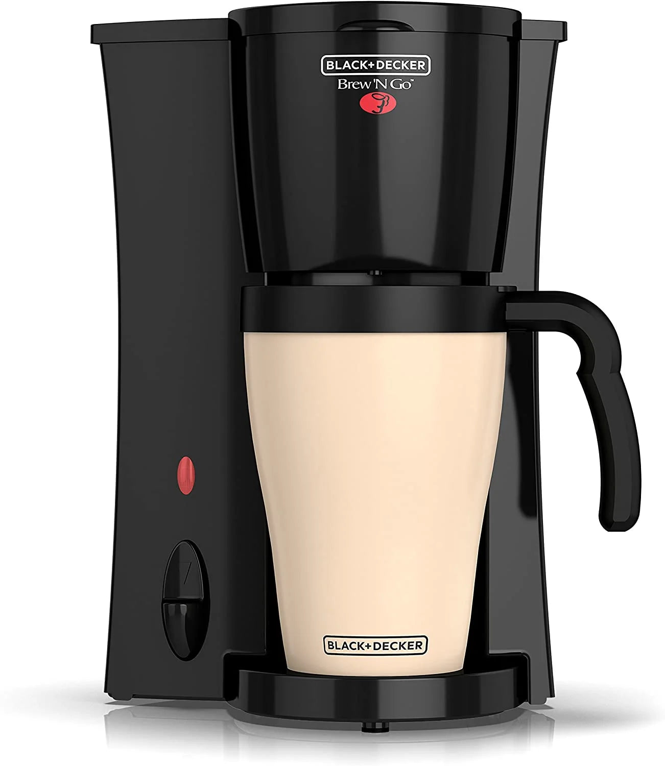 BLACK+DECKER Brew 'n Go Personal Coffeemaker with Travel Mug P145