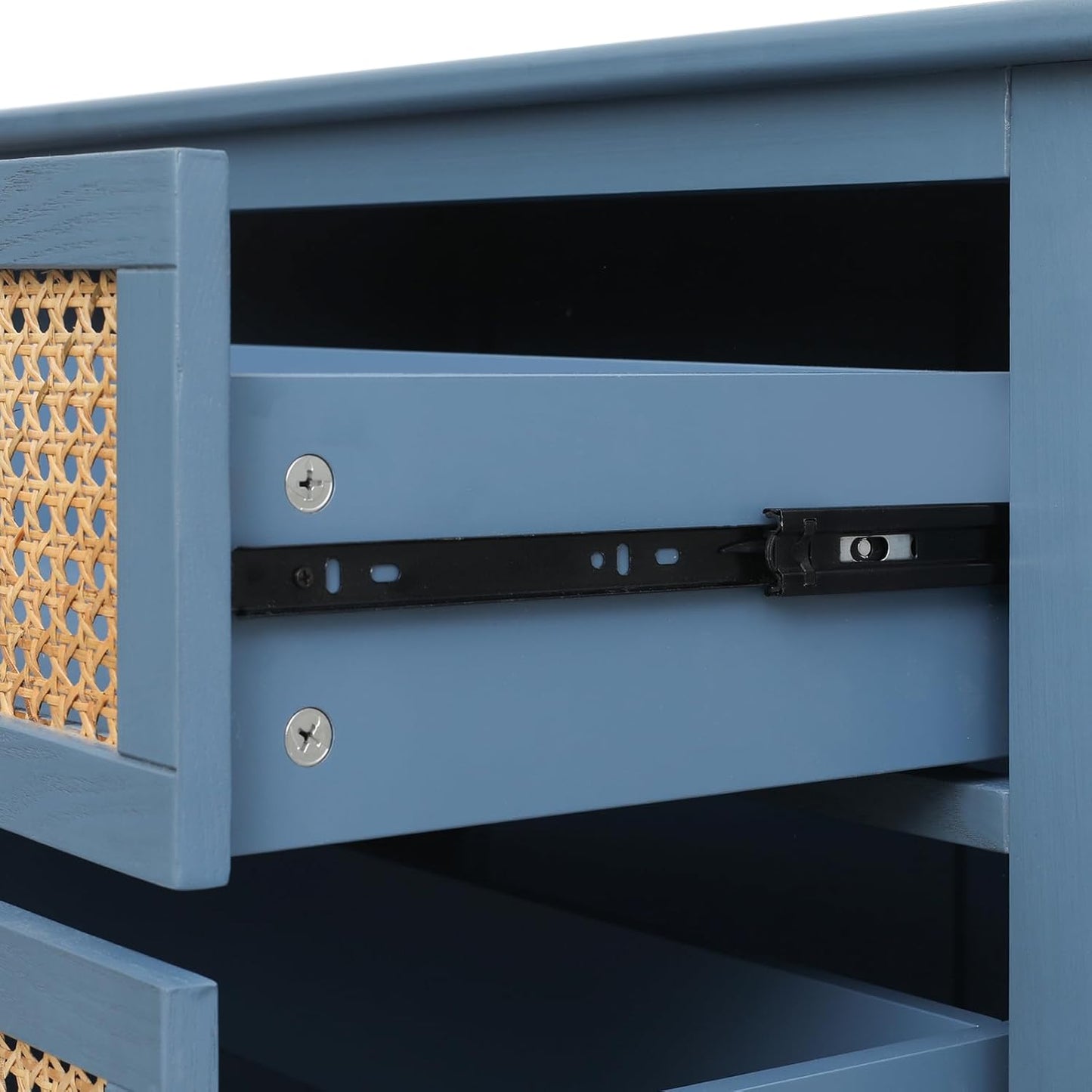 3 Drawer Rattan Accent Cabinet Sideboard L76013