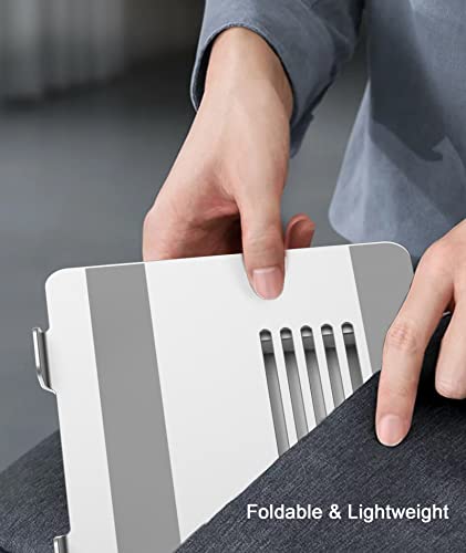 BoYata Laptop Stand, Adjustable Aluminum Riser for Desk, Compatible with MacBook Pro/Air and 15-Inch Laptops P2379