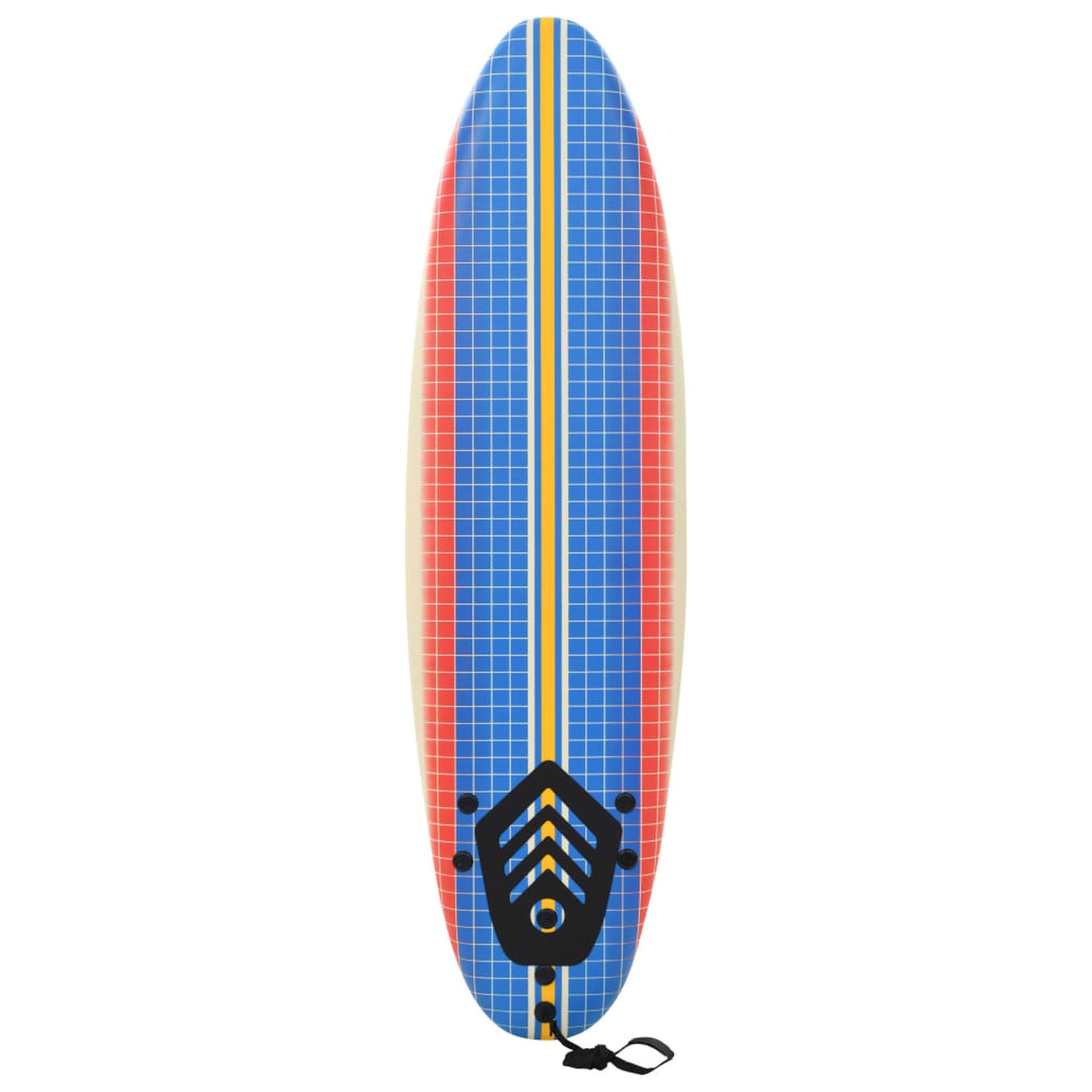 moobody Surfboard with Leash and Plastic Fins for Beginners Z804068