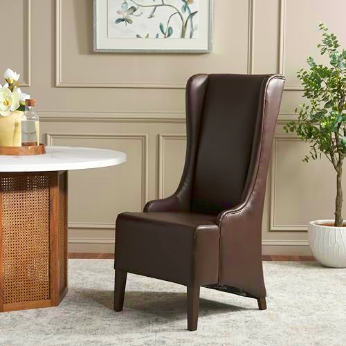 Safavieh Mercer Collection Becall Dining Chair, Antique Brown D1569
