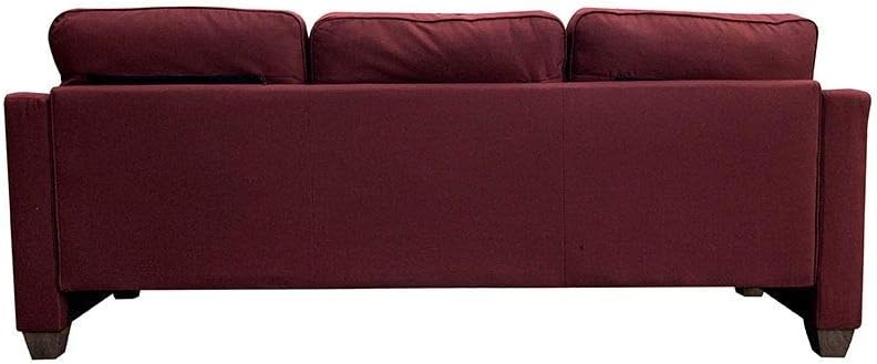 Cleavon II Sectional Sofa with 2 Pillows, Red Linen Z232