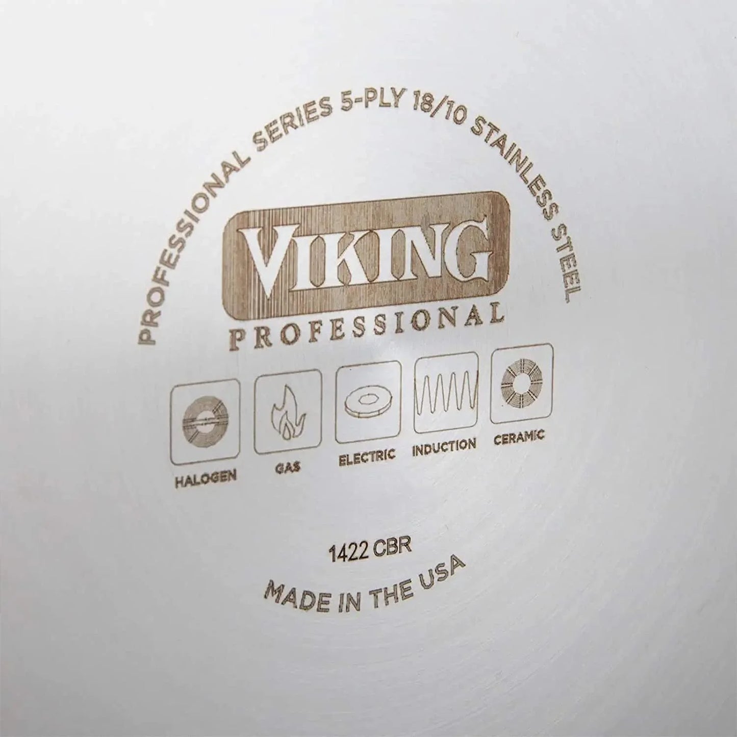 Viking Professional 5-Ply Stainless Steel Cookware Set 10 Piece F443