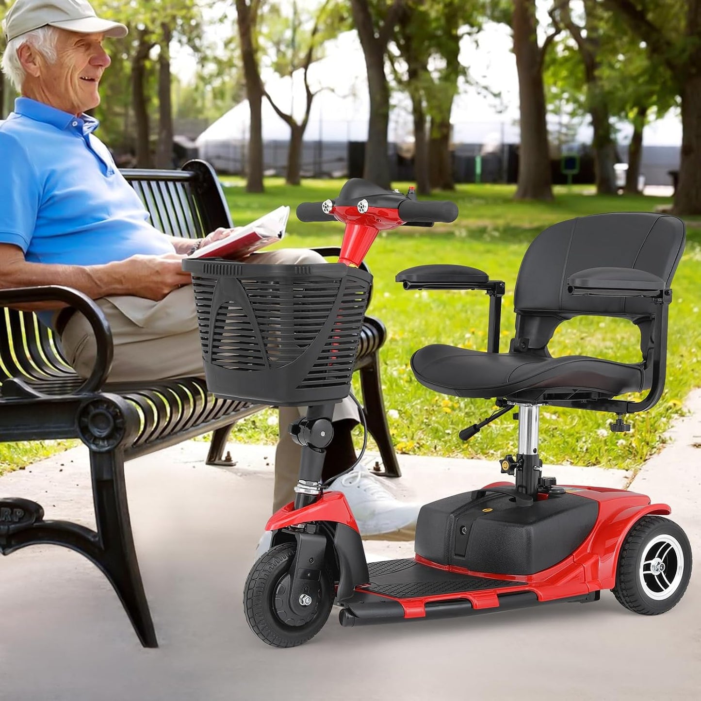 Magshion 3-Wheel Folding Mobility Scooter for Adults S71968