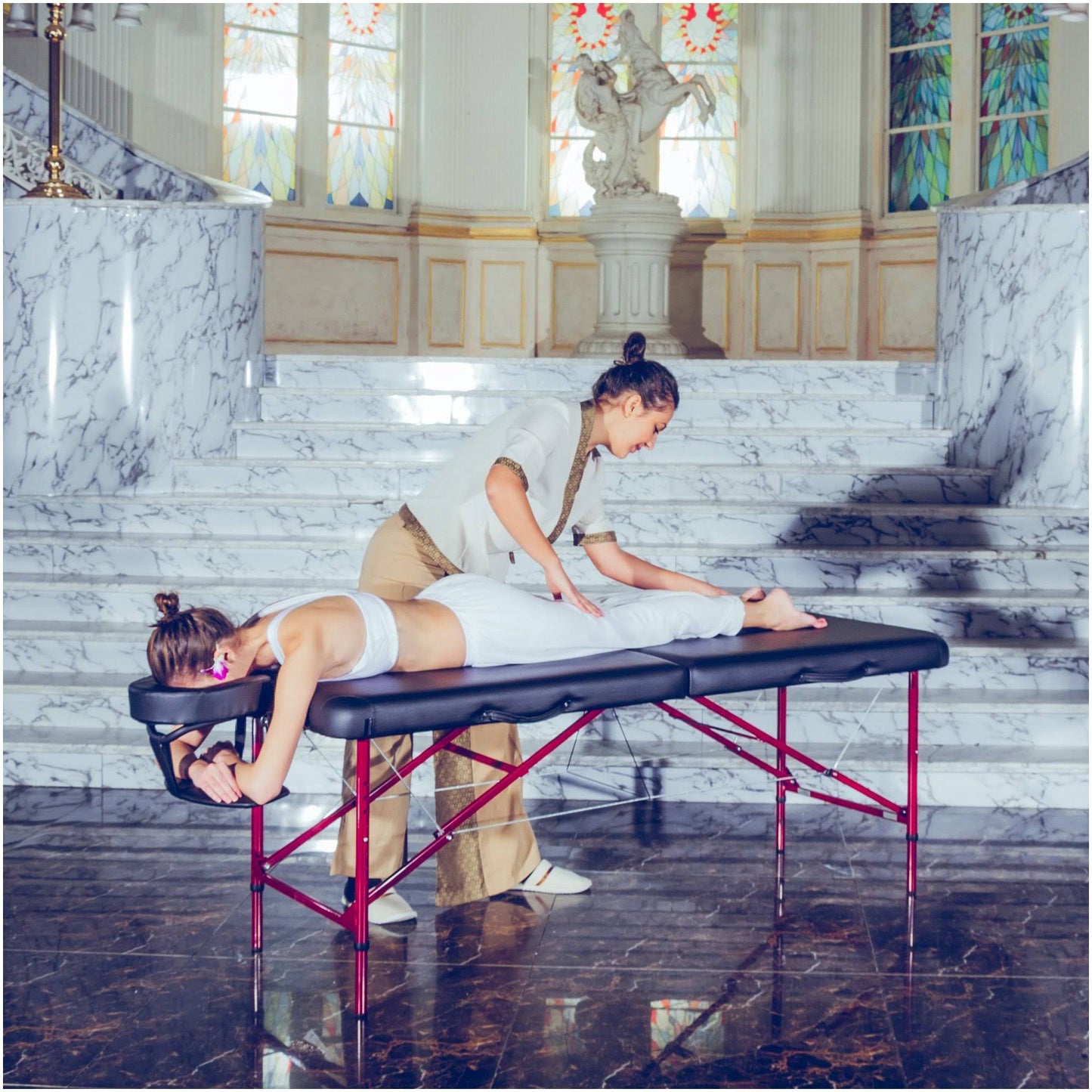 Master Massage Zephyr Lightweight Portable Table, Black D705