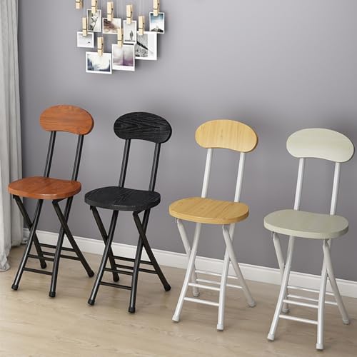 18" Folding Stool with Backrest, Portable for Outdoor Travel B6802