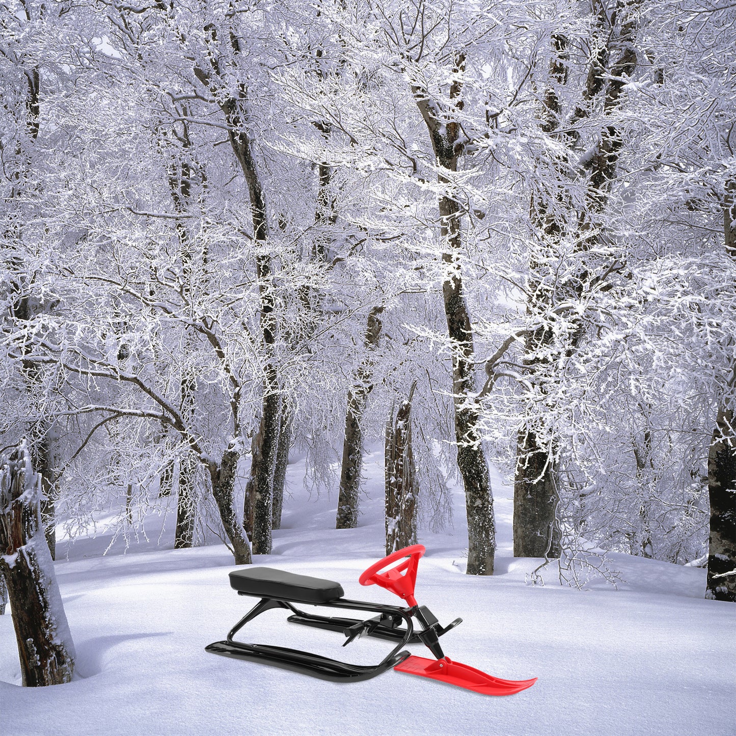 HOMEMAXS Snowboard Sled for Children and Adults P859