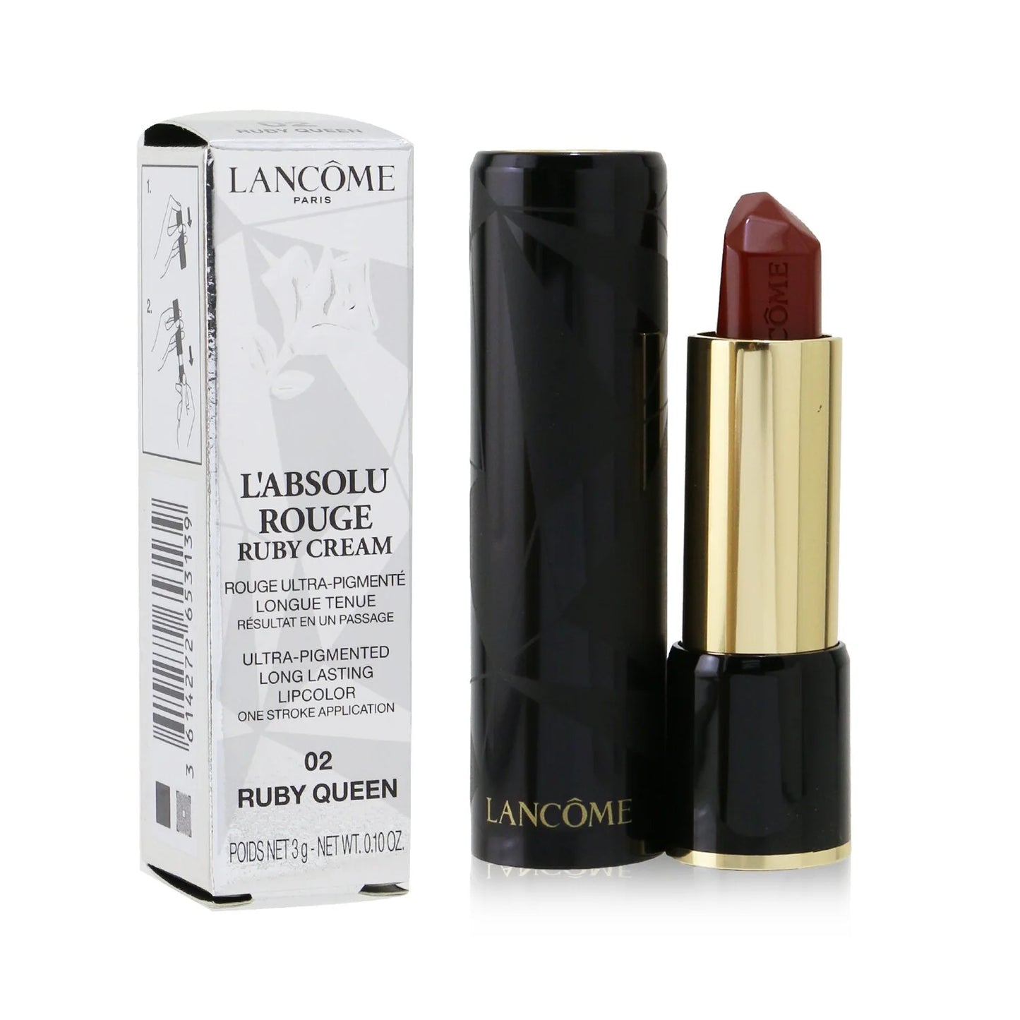 Lancome L'Absolu Rouge Ruby Cream Lipstick - Crimson Flame 3g B232121