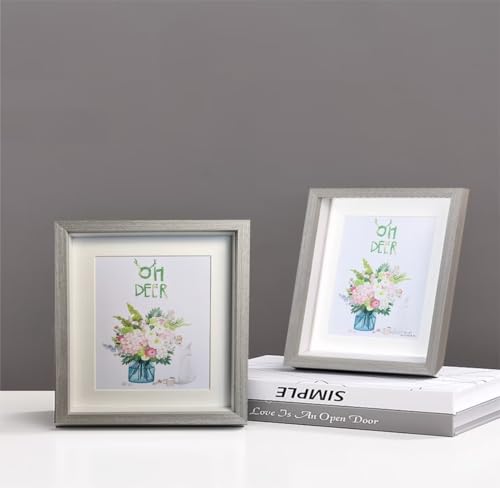 Farmhouse 5x7 Shadow Box Frame Display Case White 4 Pack U952392