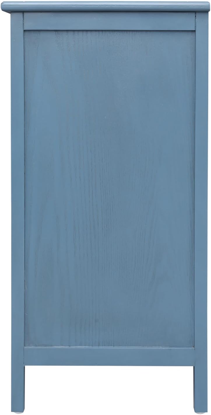 3 Drawer Rattan Accent Cabinet Sideboard L76013