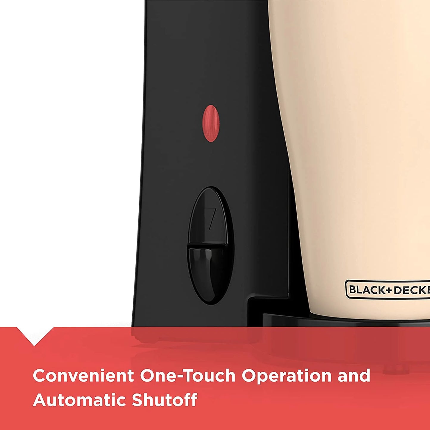 BLACK+DECKER Brew 'n Go Personal Coffeemaker with Travel Mug P145