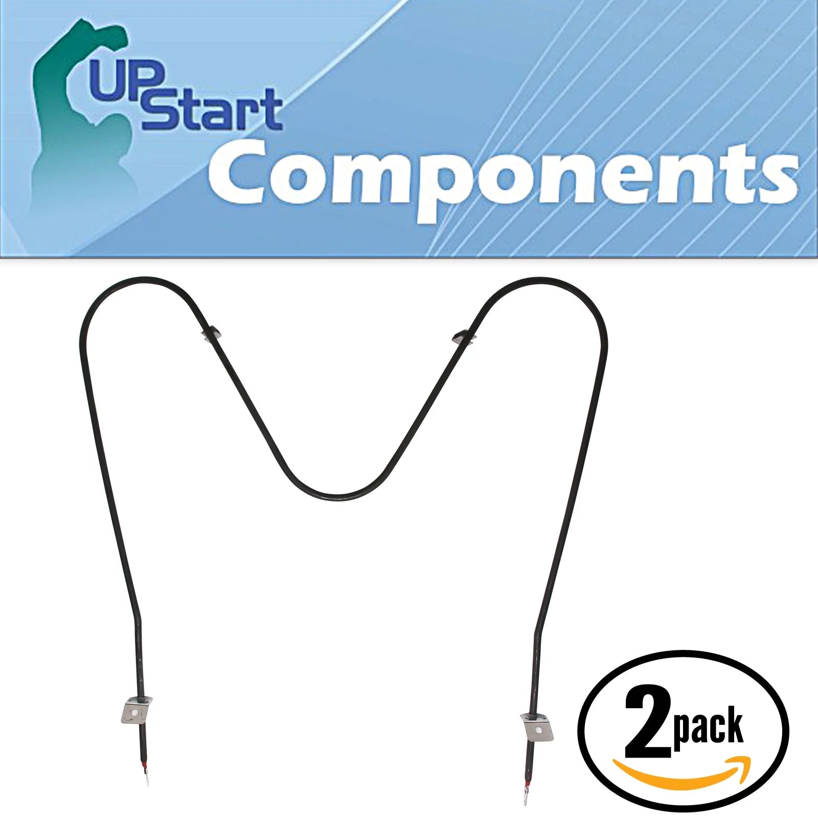 2-Pack Replacement Kenmore / Sears 79095716894 Bake Element - Compatible Kenmore / Sears 316075104 Oven Heating Element