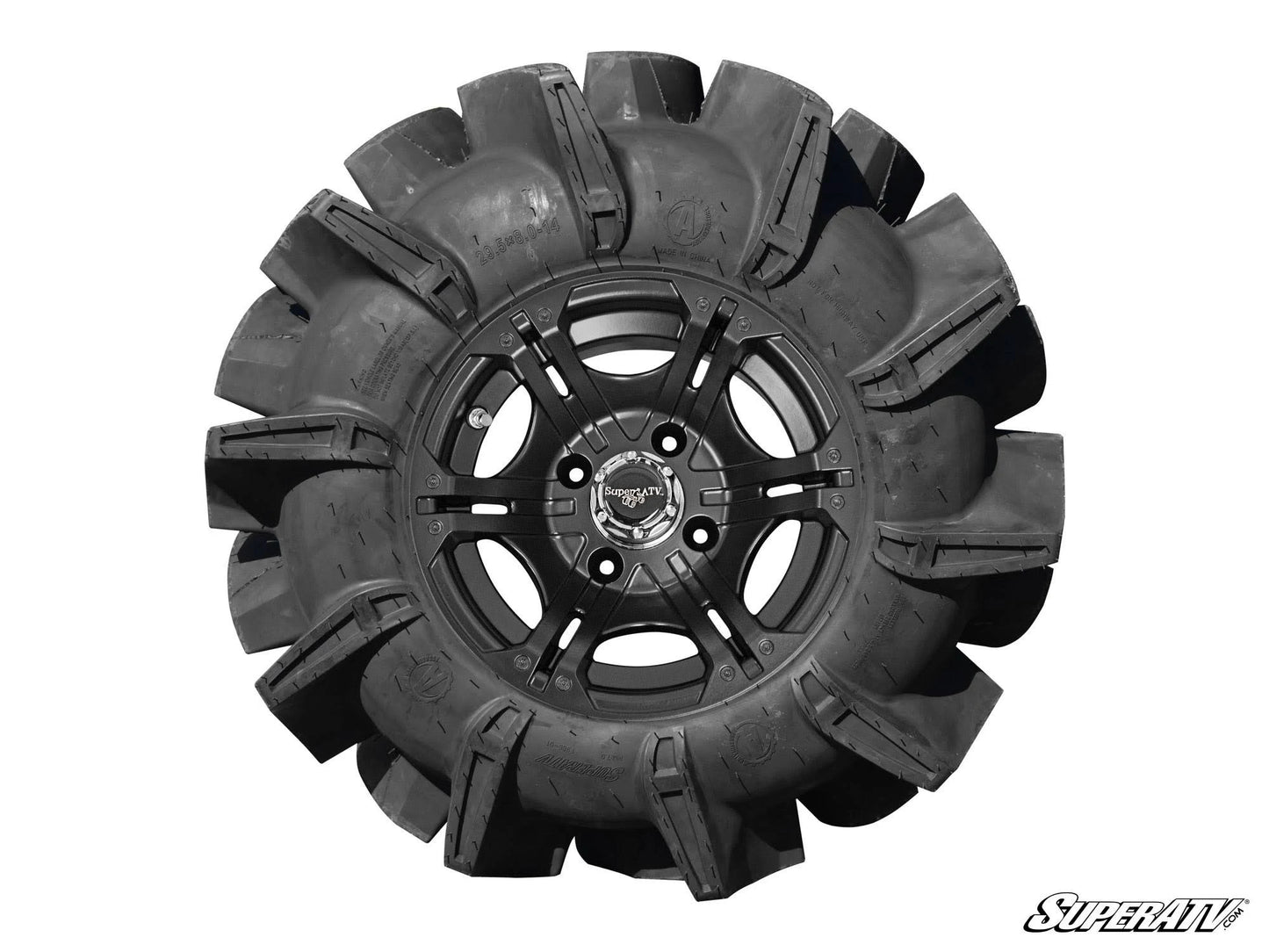 SuperATV Assassinator UTV ATV Mud Tires 29.5x8-14 W6674